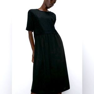 Elegant Black Midi Dress